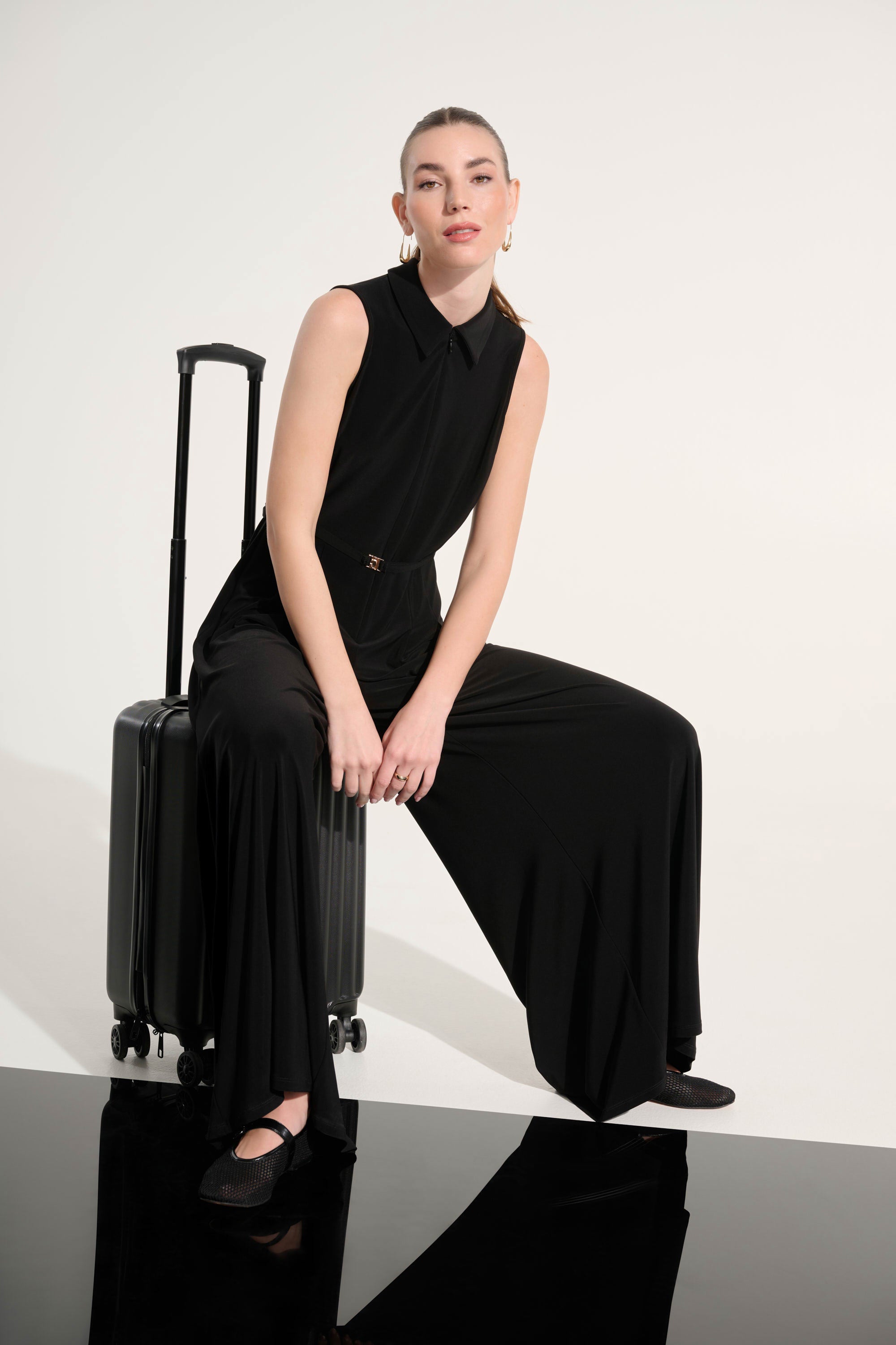 Joseph Ribkoff- Embroidered Mesh Handkerchief Dress | floc boutique