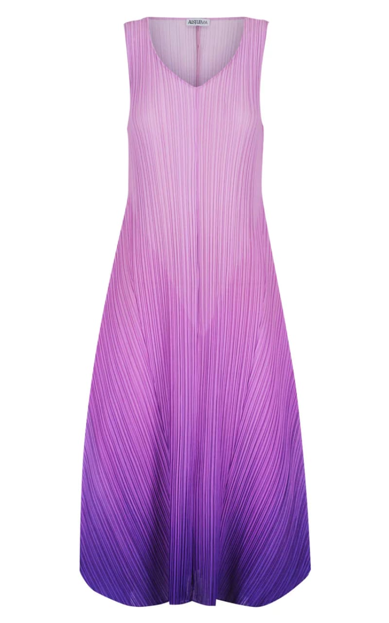 Alquema- Long Estrella Dress in Dusty Tulle - DRESS