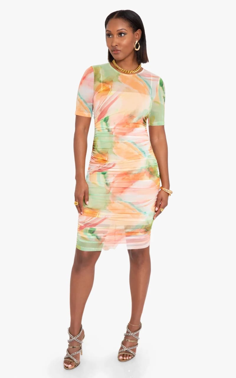 black halo cocktail dress Women Size 4 Black Halo Black Floral Print Sheath Midi Dress main image 0