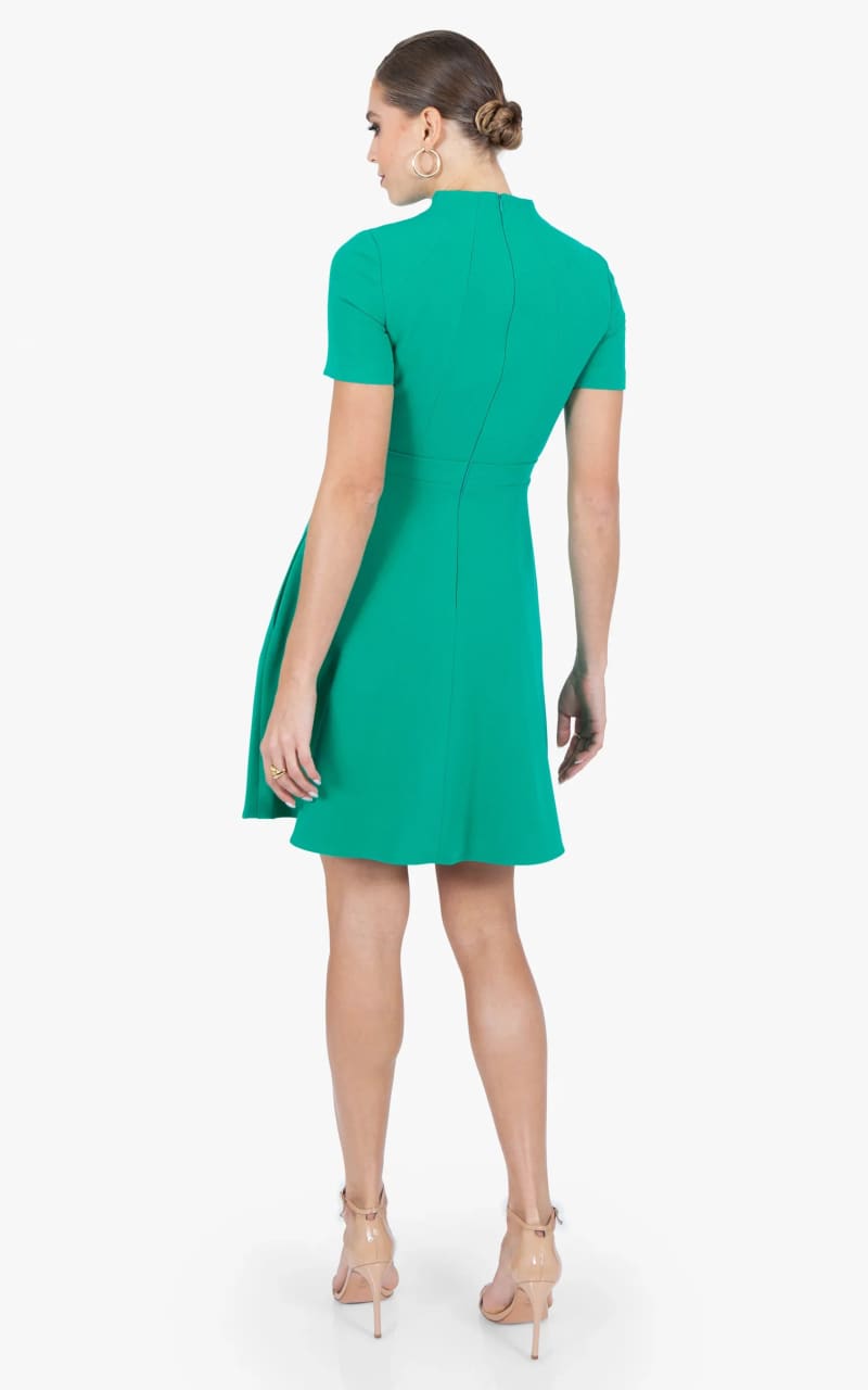 Black halo green dress hotsell