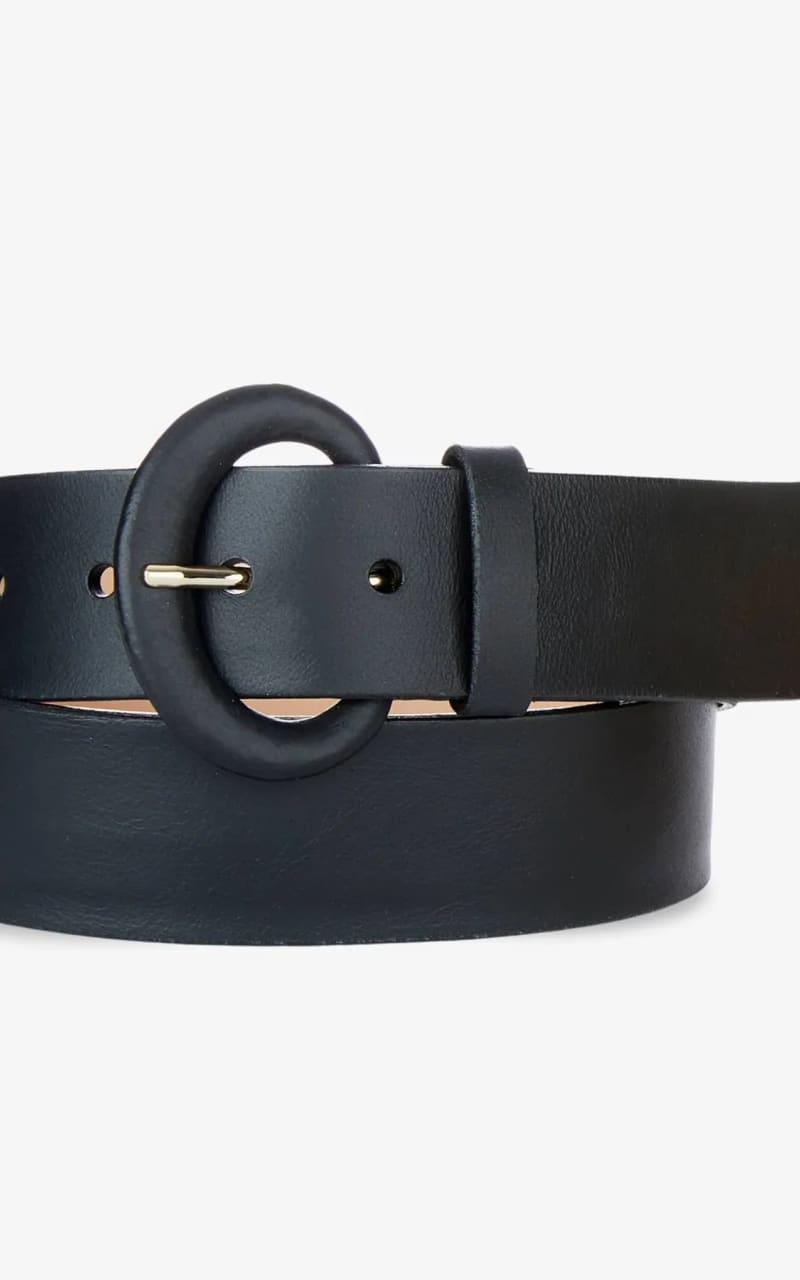 Brave Leather - Tu Nappa Crescent Buckle Belt | floc boutique display picture 2