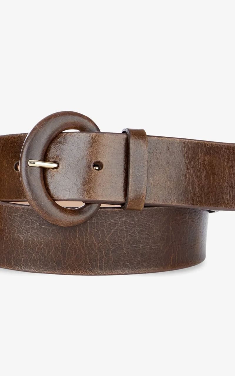 Brave Leather - Tu Nappa Crescent Buckle Belt | floc boutique display picture 2