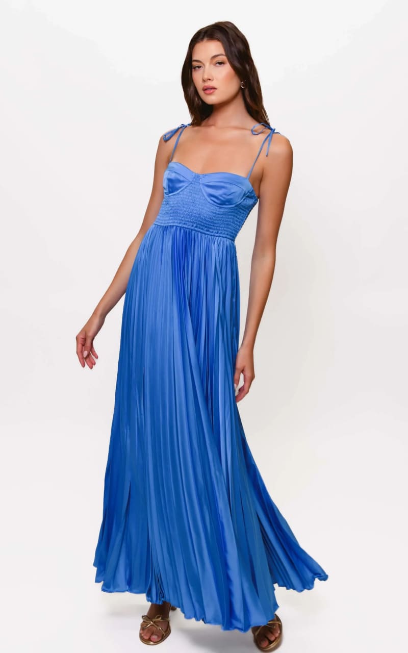 fitted lace wedding dress Hutch - Ayla Pleated Maxi Dress