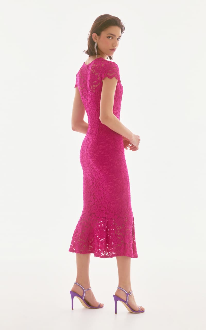 Joseph Ribkoff- Signature Stretch Lace Trumpet Dress floc boutique