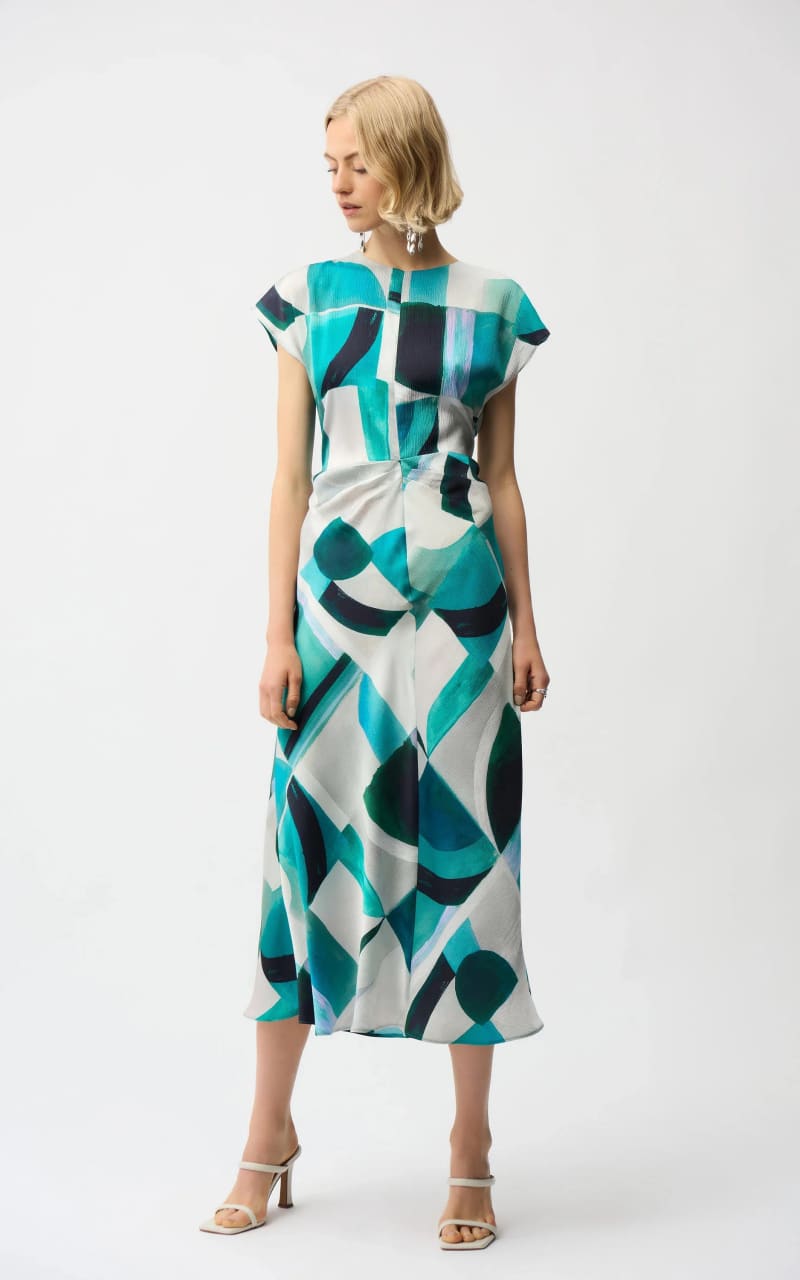 joseph ribkoff green dress Sage Green Sheath V-neck Bridesmaid Dresses, MBD270 main image 1