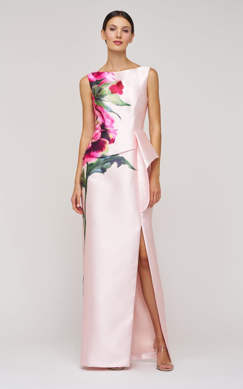 Kay Unger- Luciana Column Gown floc boutique