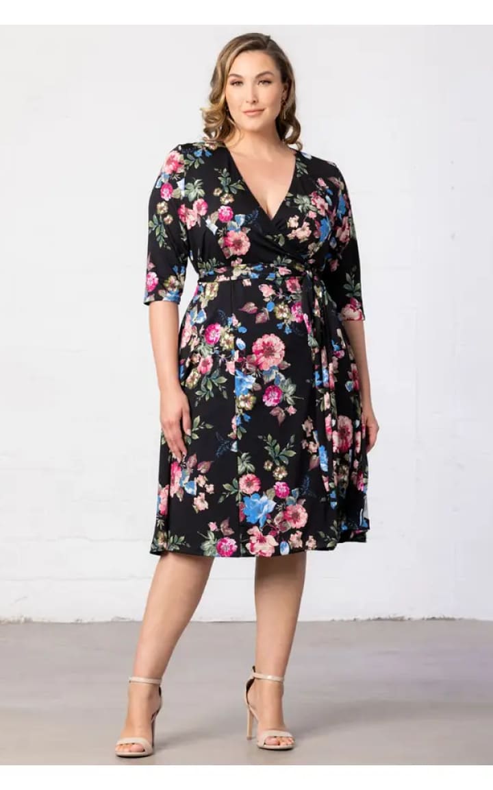 kiyonna wrap dress Kiyonna- Essential Wrap Dress