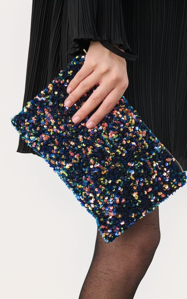 Sequin clutch bag online