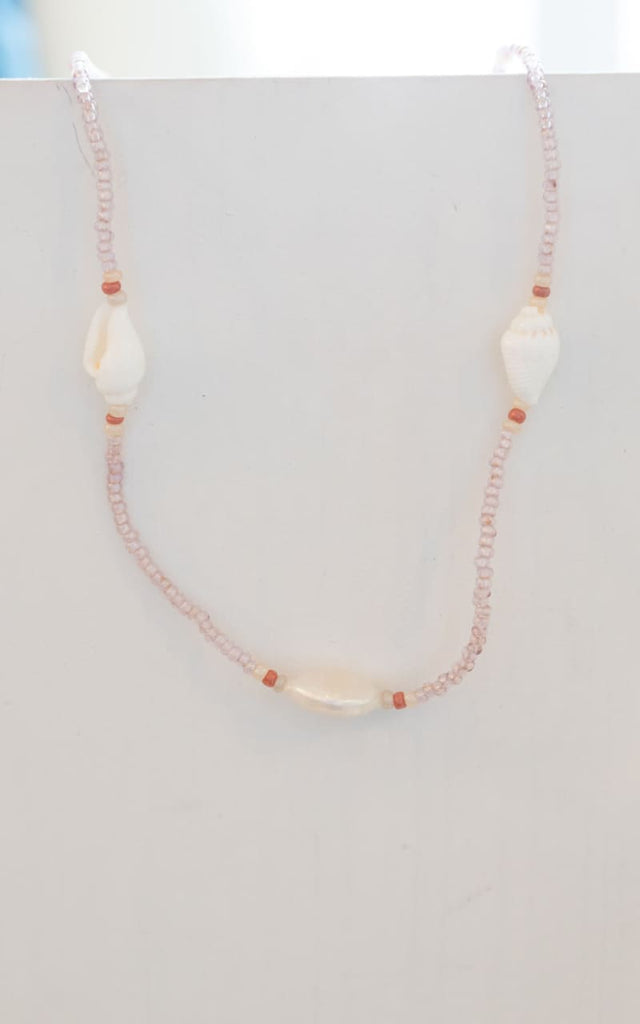Twisted Baubles - Pearl Puka Shell Necklace - jewelry