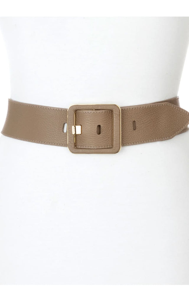Brave Belt - Makani Nappa Leather Belt In Antelope Or Black 