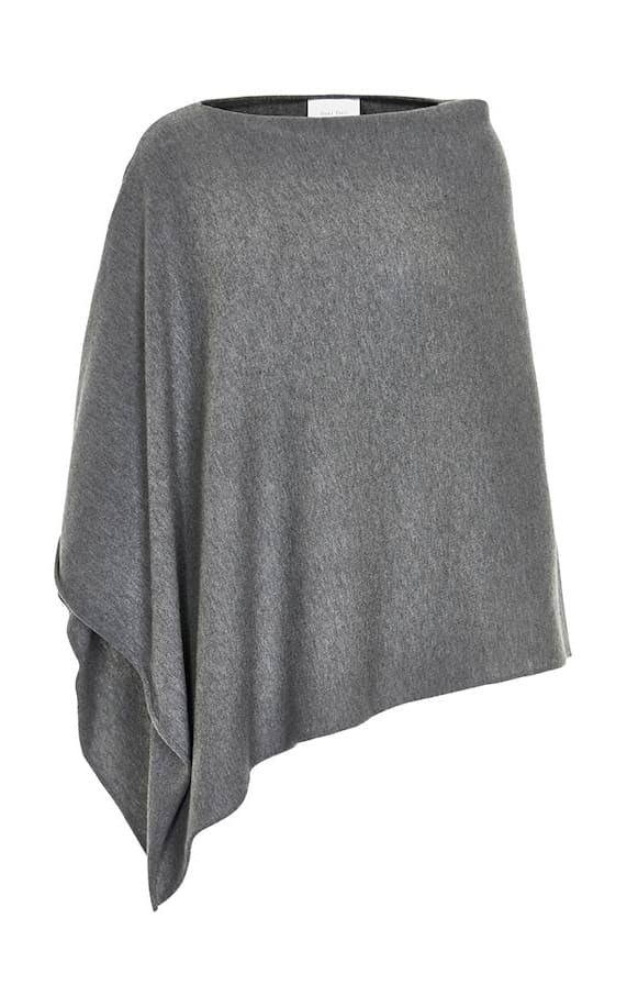 Part Two - Kristanna Wool/Cashmere Poncho - Grey