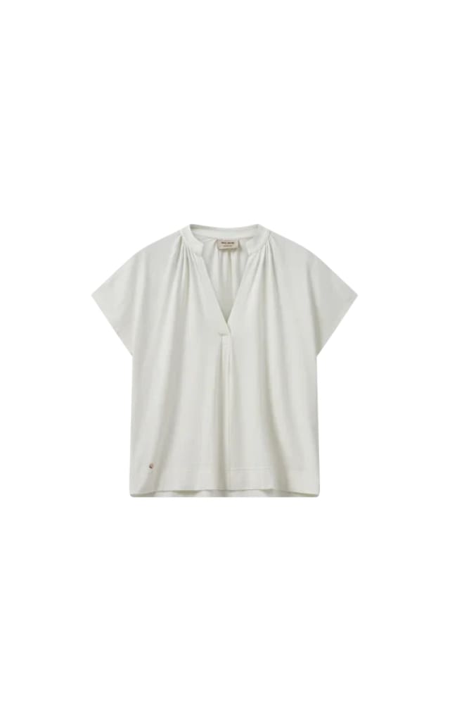 Mos Mosh- Shira Tee in Ecru - T-SHIRT & TANK