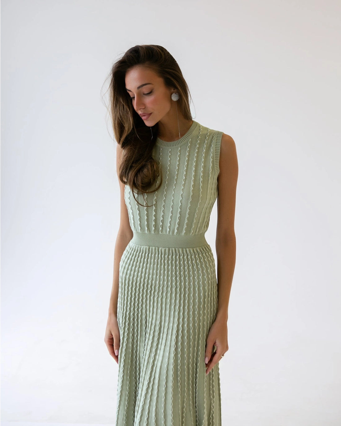 25 UNION- Estel Knitted Midi Dress