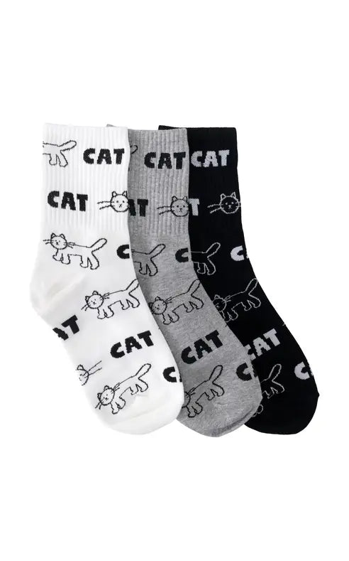 LIMLIM- Cat Loves Socks in Grey