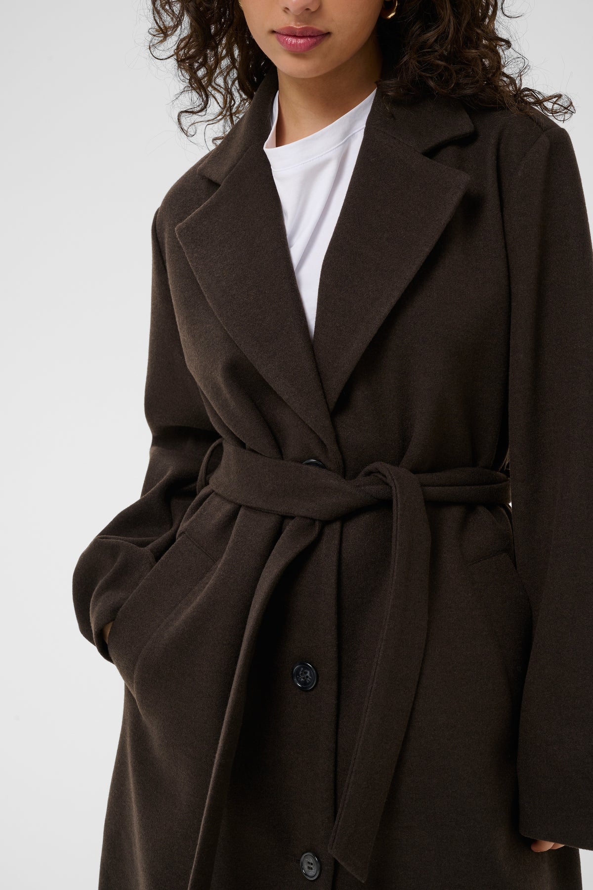 Kaffe- Saturn Jacket in Coffee Bean