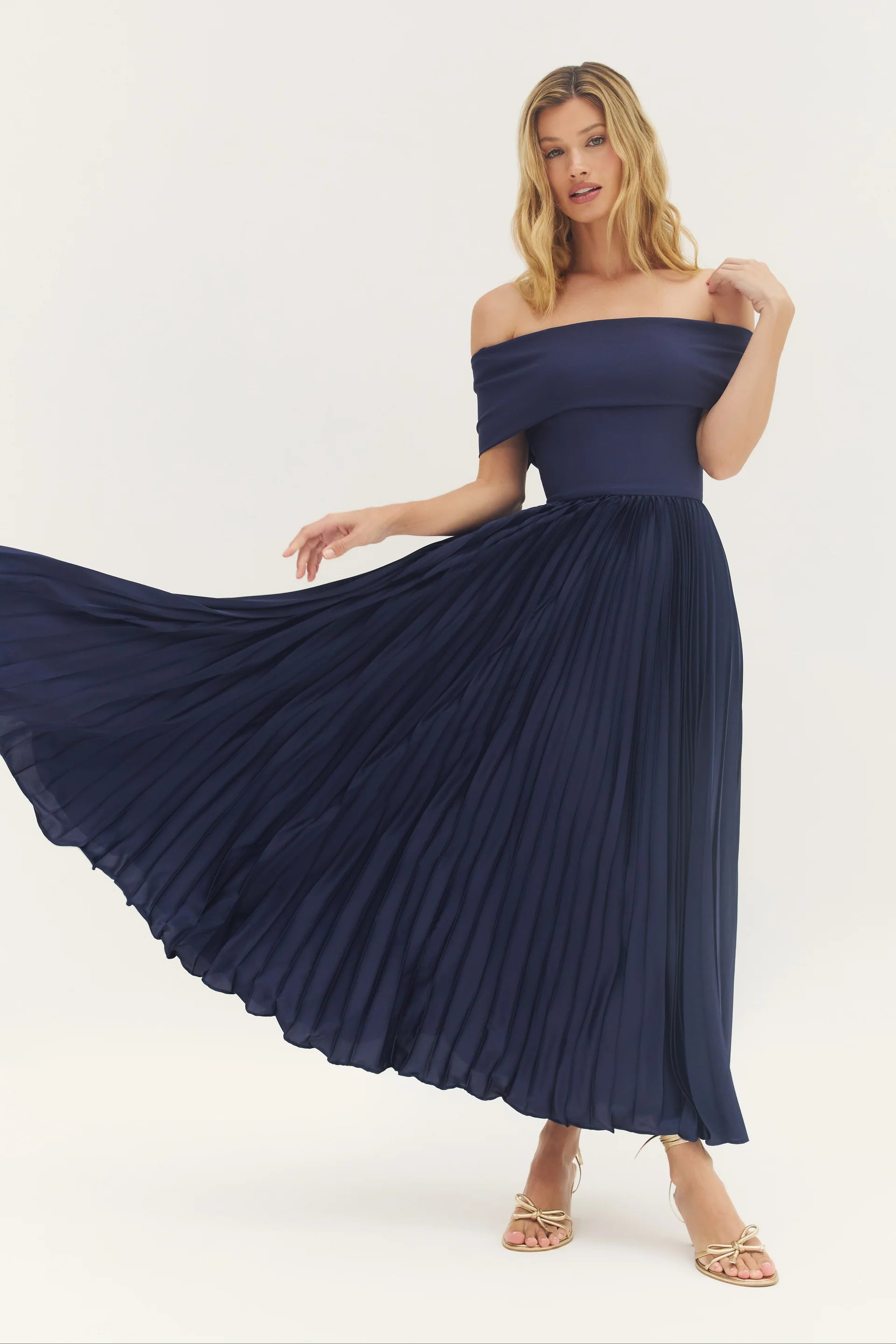 Hutch - Stockton Dress in Navy