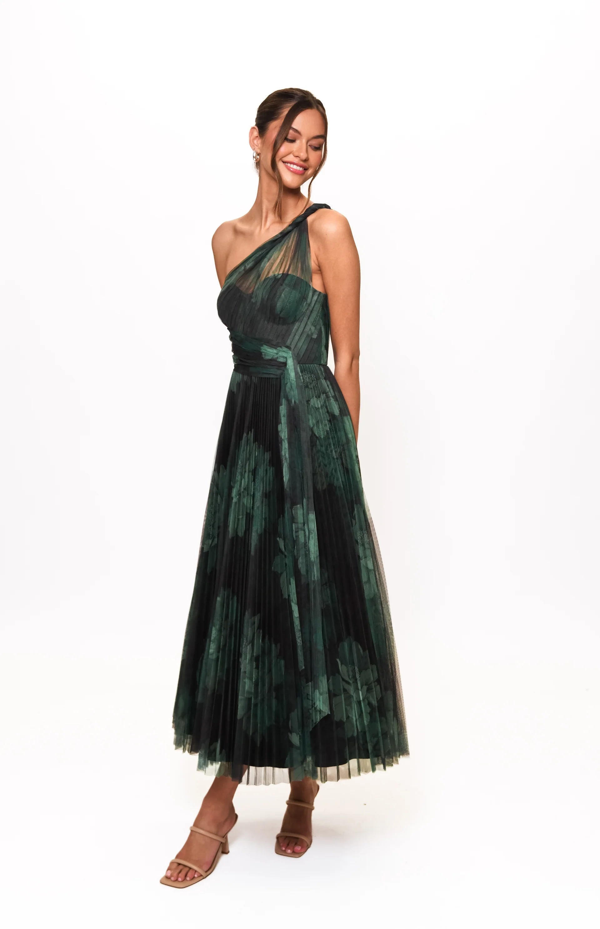 Hutch - Philippa Gown in Forest Sketched Floral