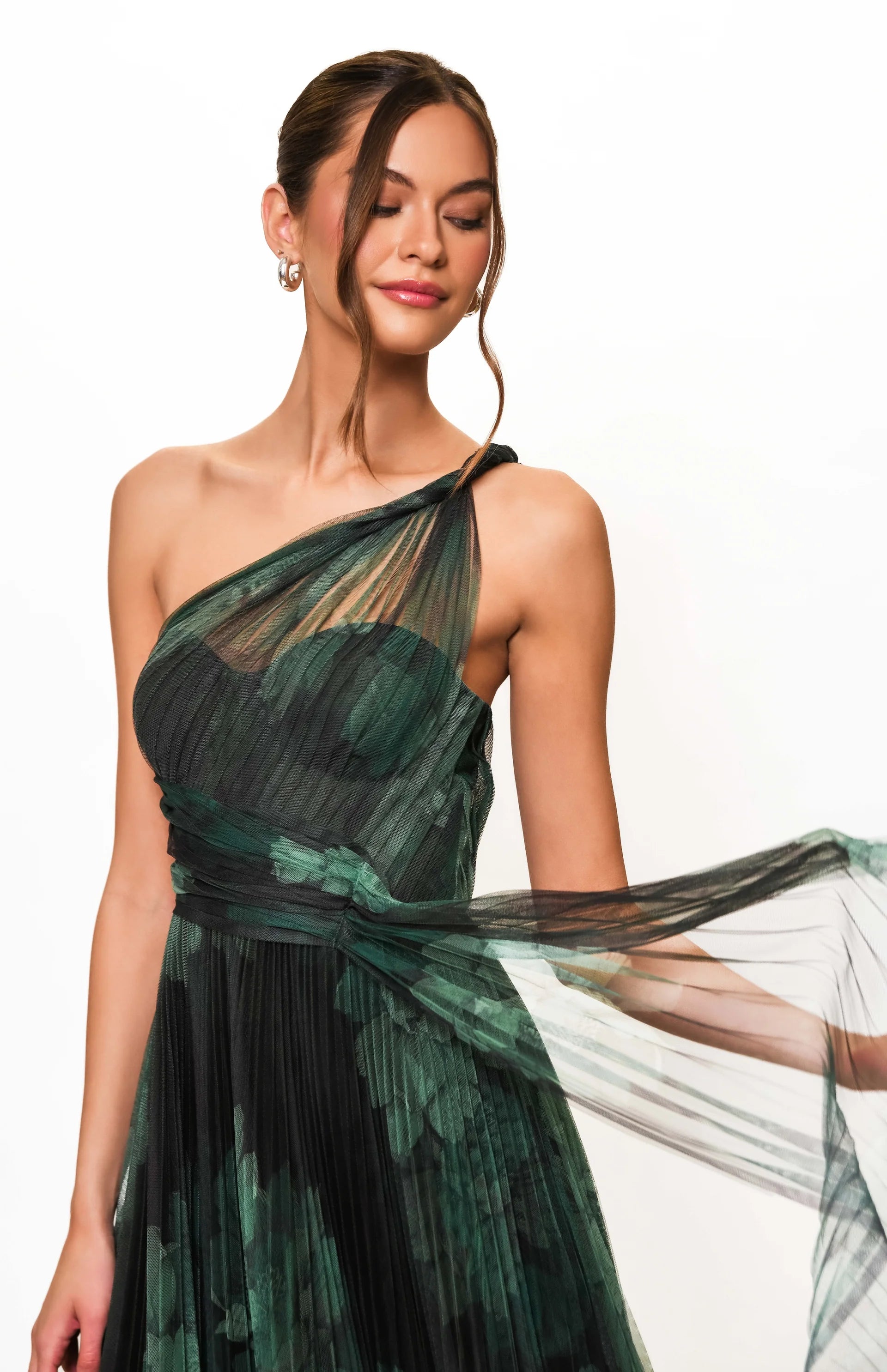 Hutch - Philippa Gown in Forest Sketched Floral