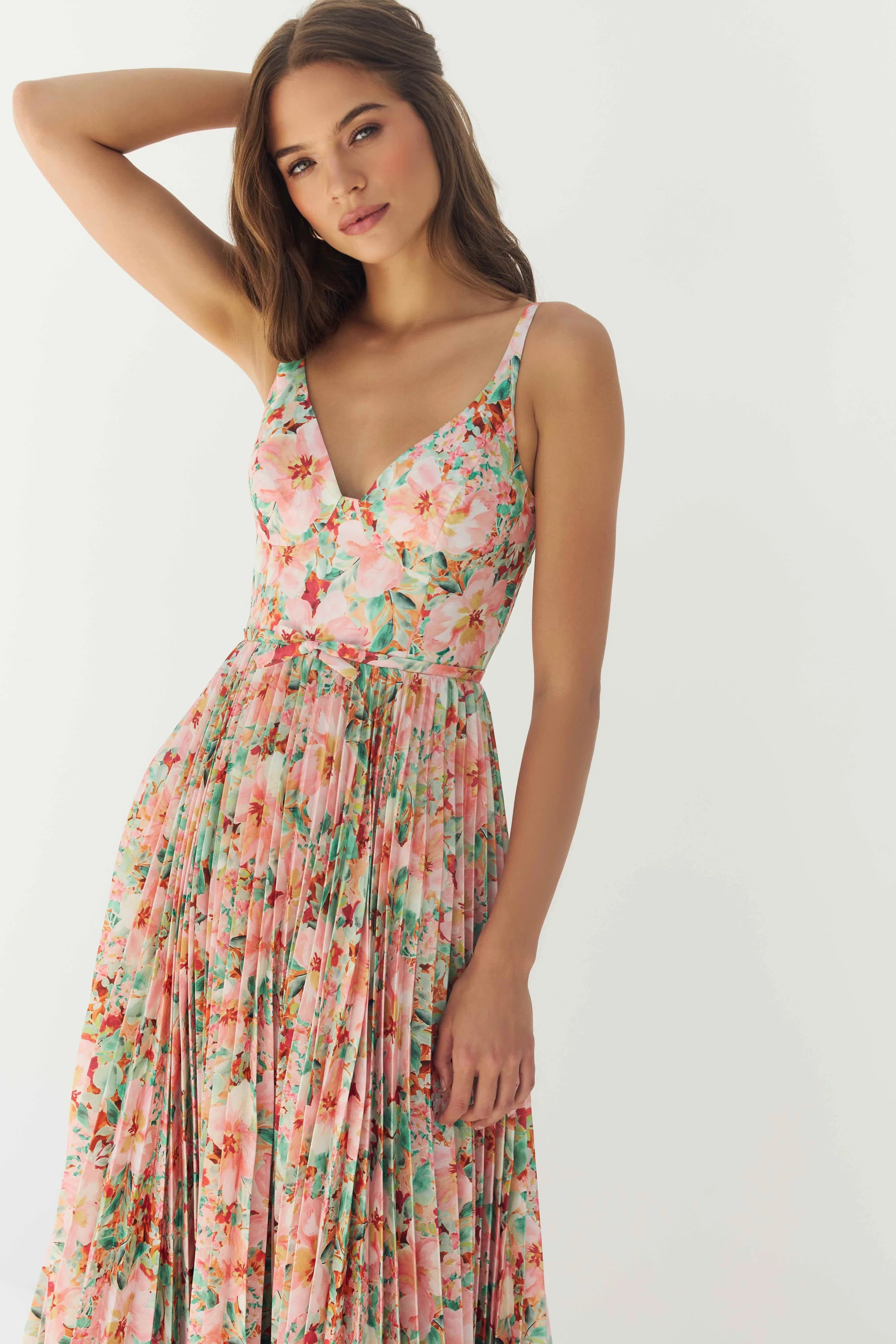 Hutch - Kylan Maxi Dress in Multi Azalea Garden
