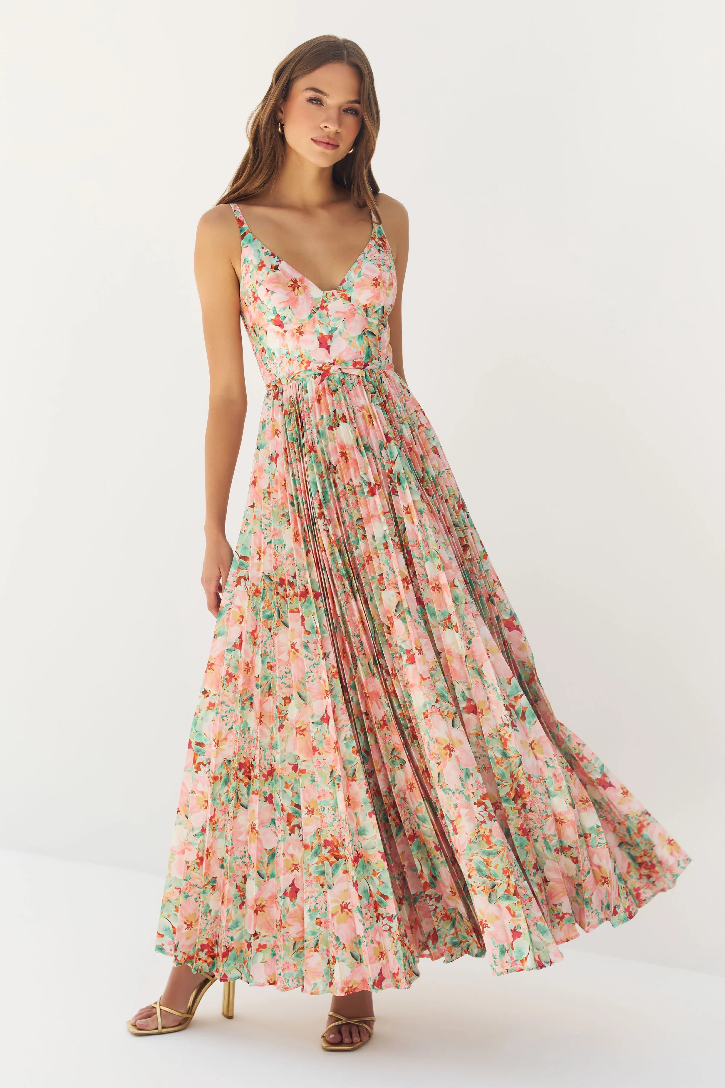 Hutch - Kylan Maxi Dress in Multi Azalea Garden