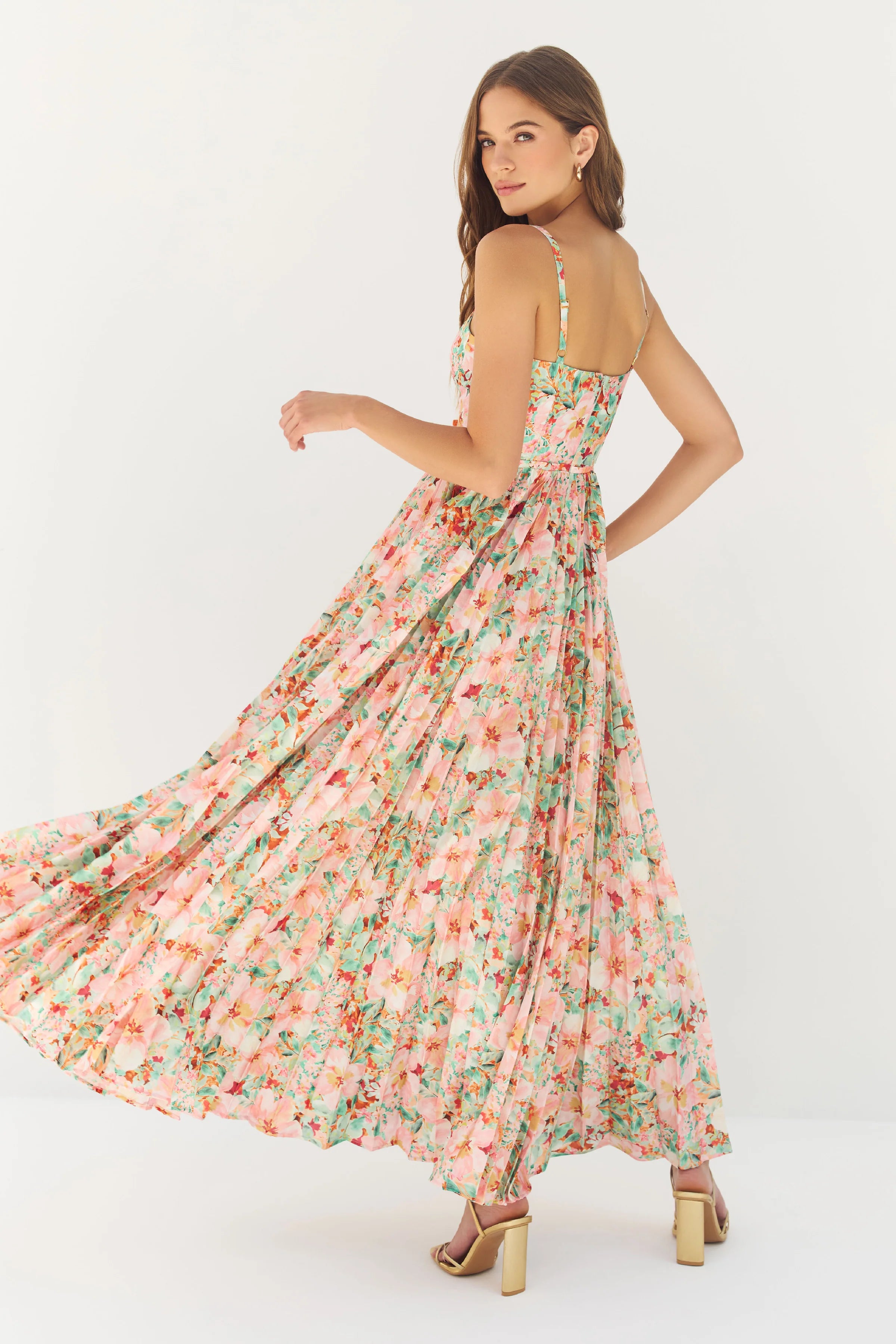 Hutch - Kylan Maxi Dress in Multi Azalea Garden