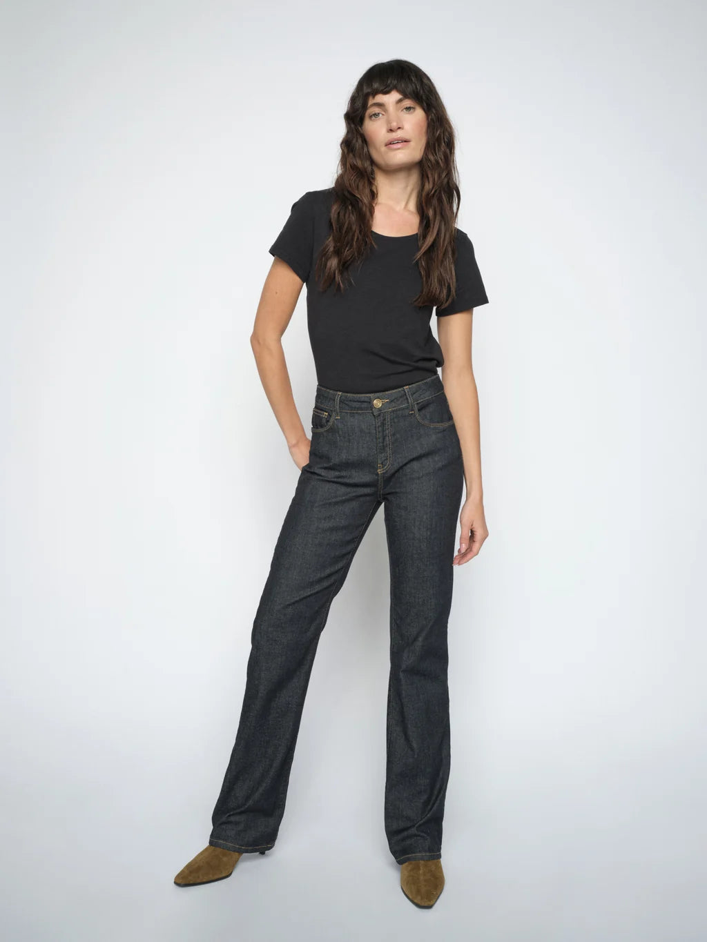 Mos Mosh- Cecilia Cover Jeans in Dark Blue