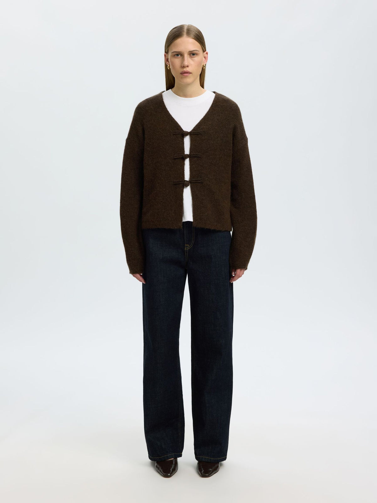 Selected- Duffle Cardigan in Delicioso