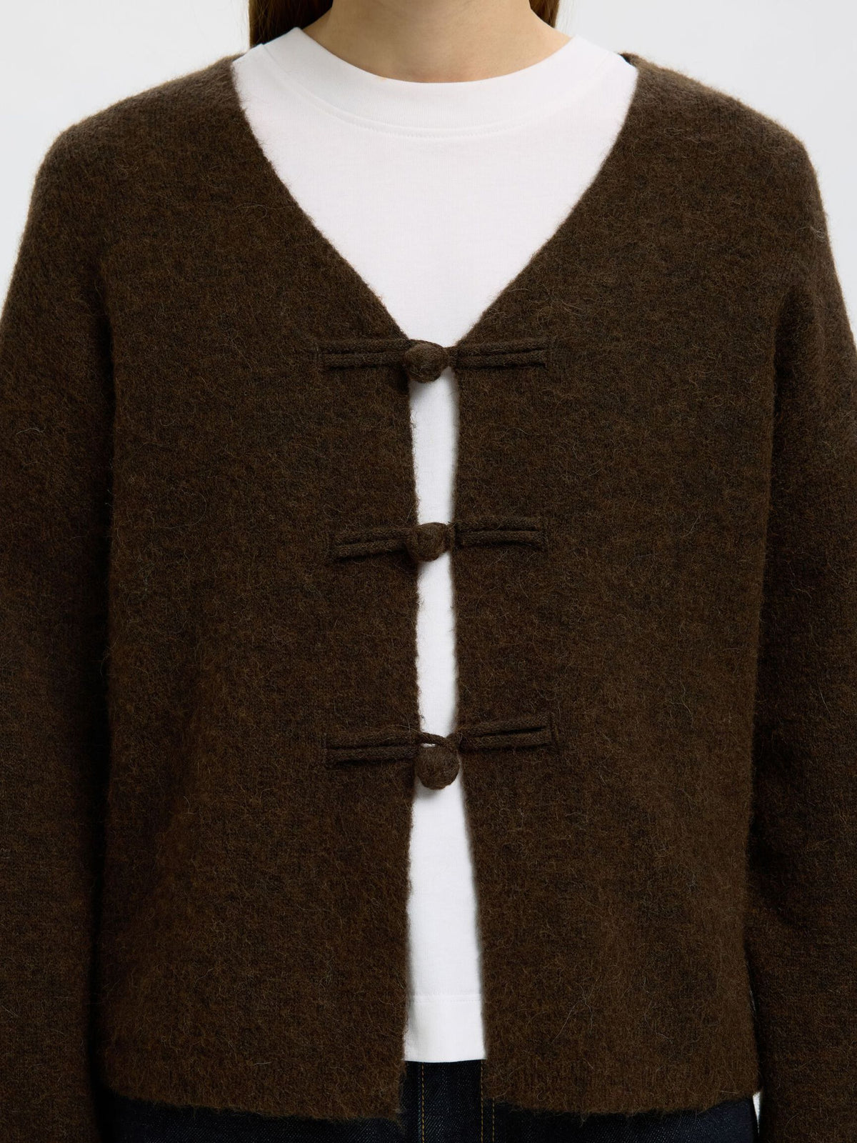Selected- Duffle Cardigan in Delicioso