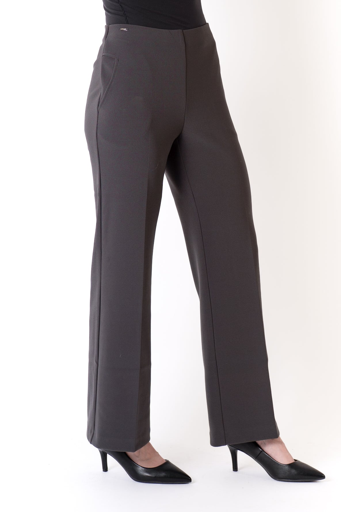 Lisette- Jolie Crepe Wide Leg Pant with Pockets