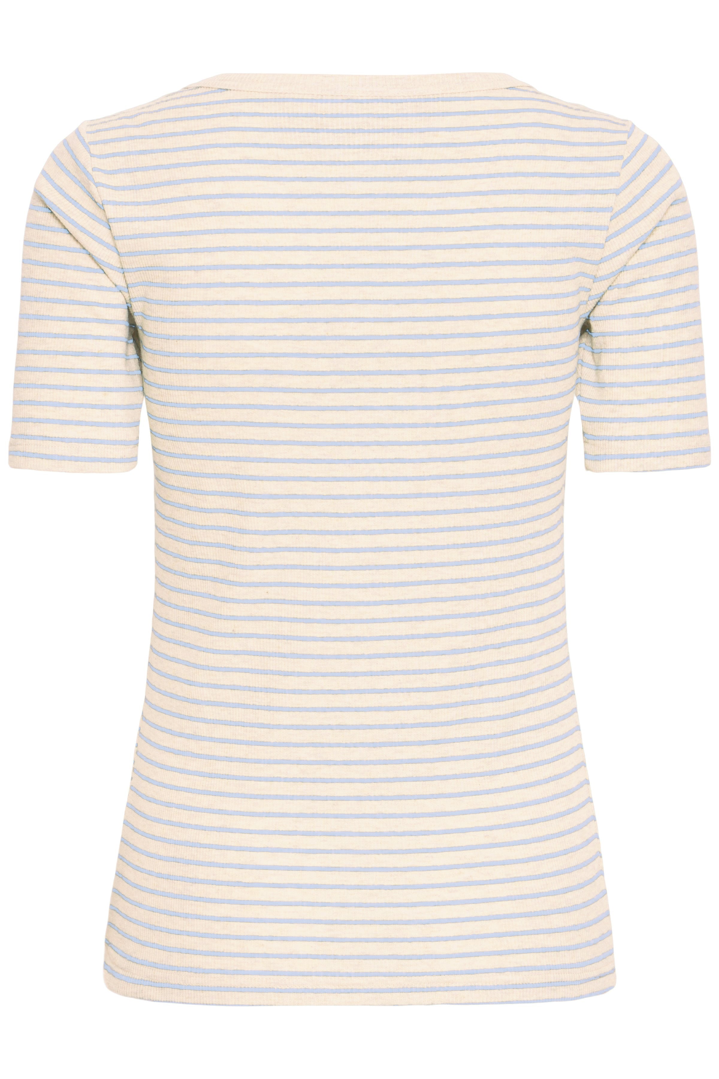 Fransa- Hozana Stripe Tee in Hydrangea