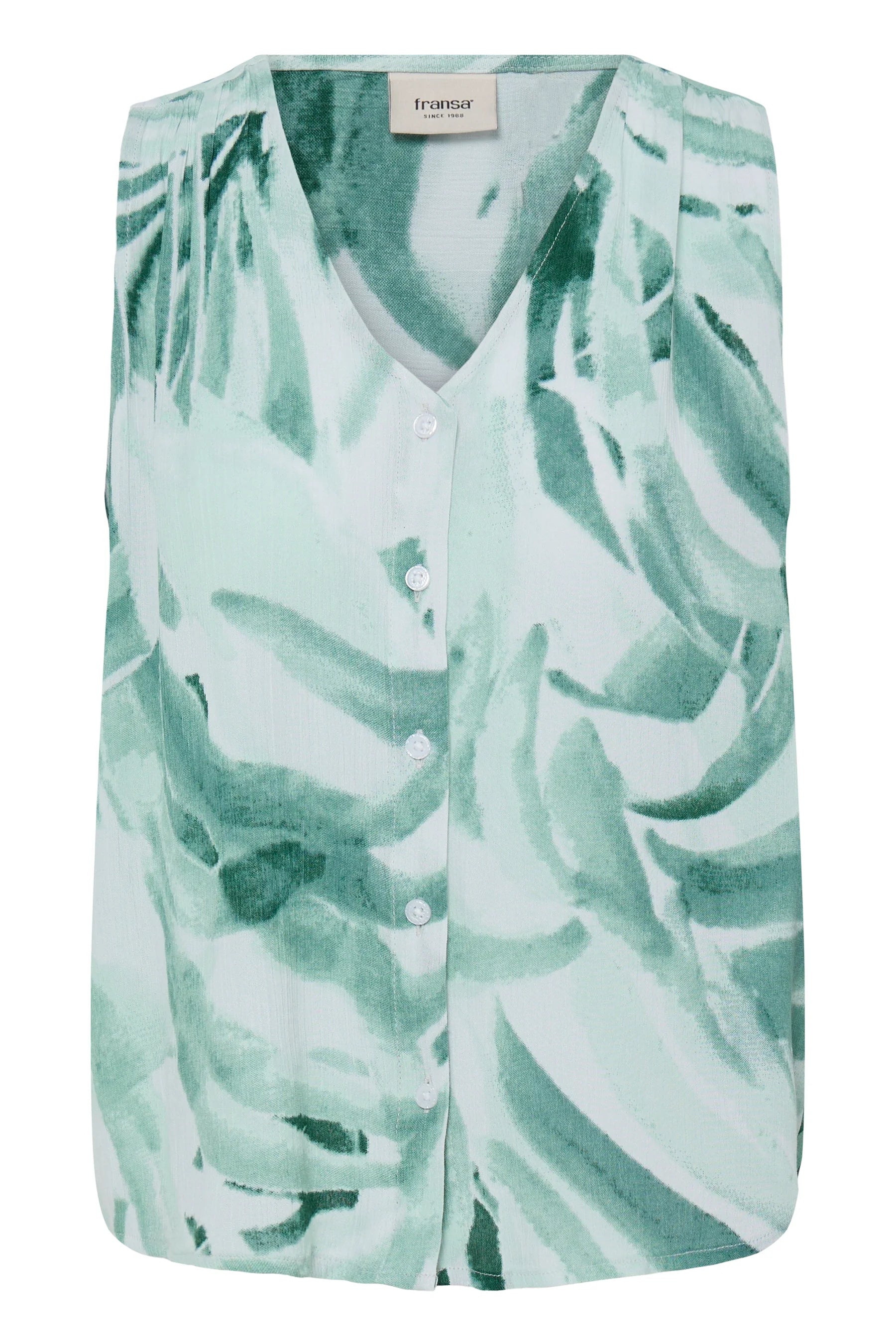 Fransa- Easy Button Up Blouse