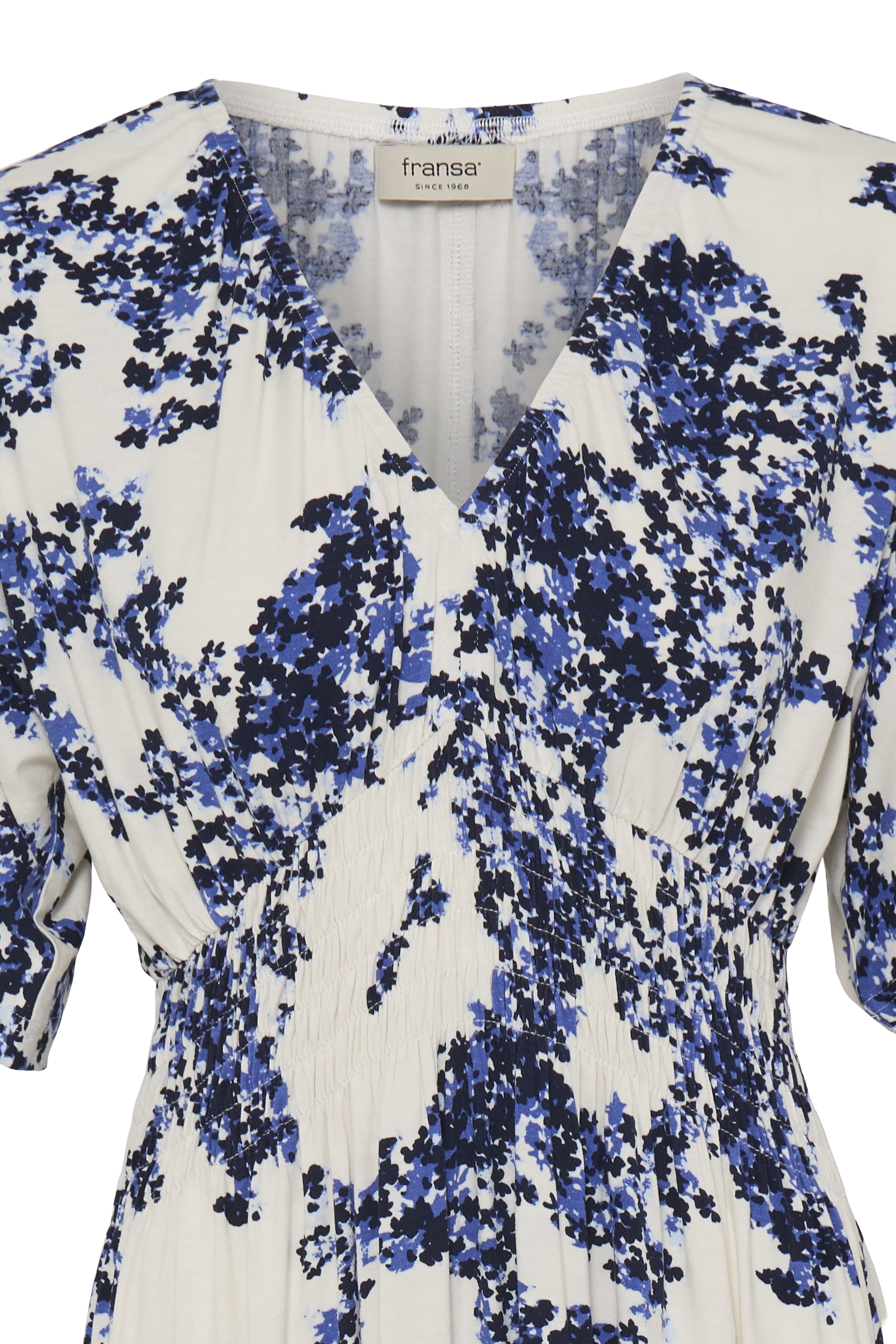 Fransa- Amy Dress in Soft Petal