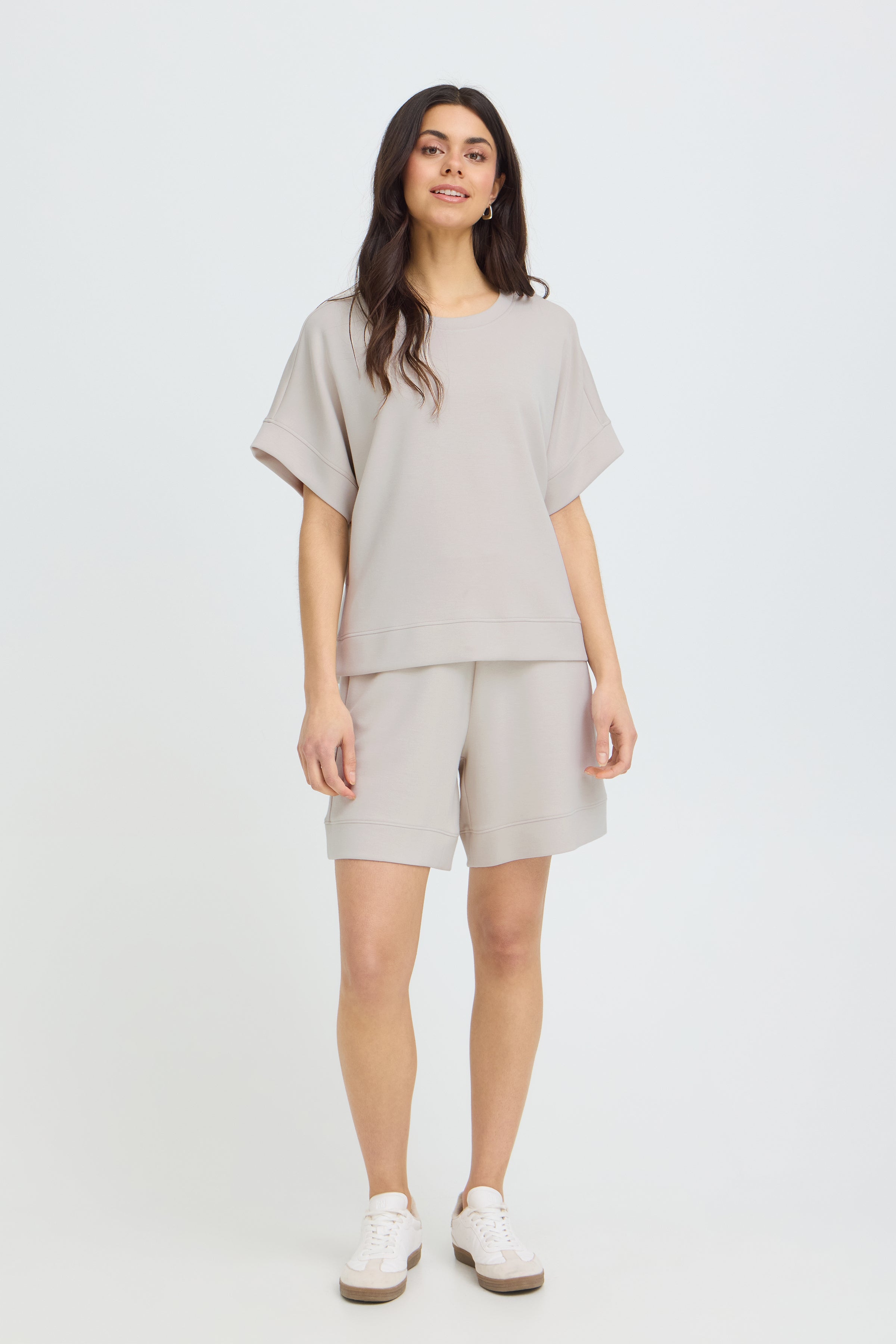 Fransa- Aurora Tee in Gray Morning