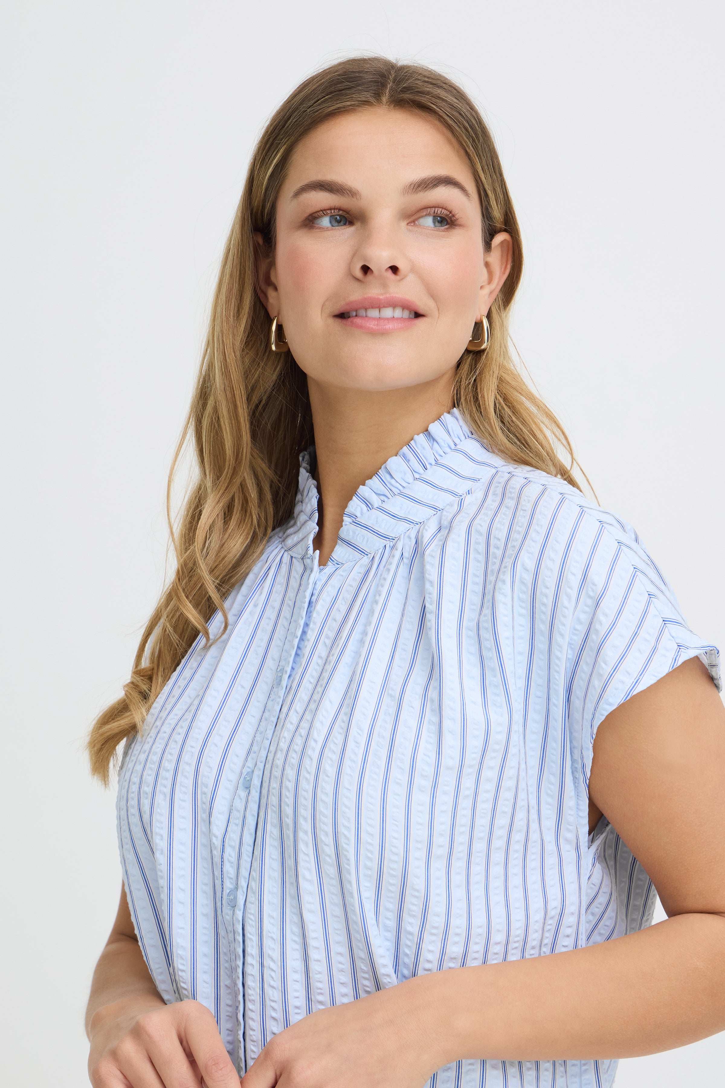 Fransa- Starla Stripe Blouse