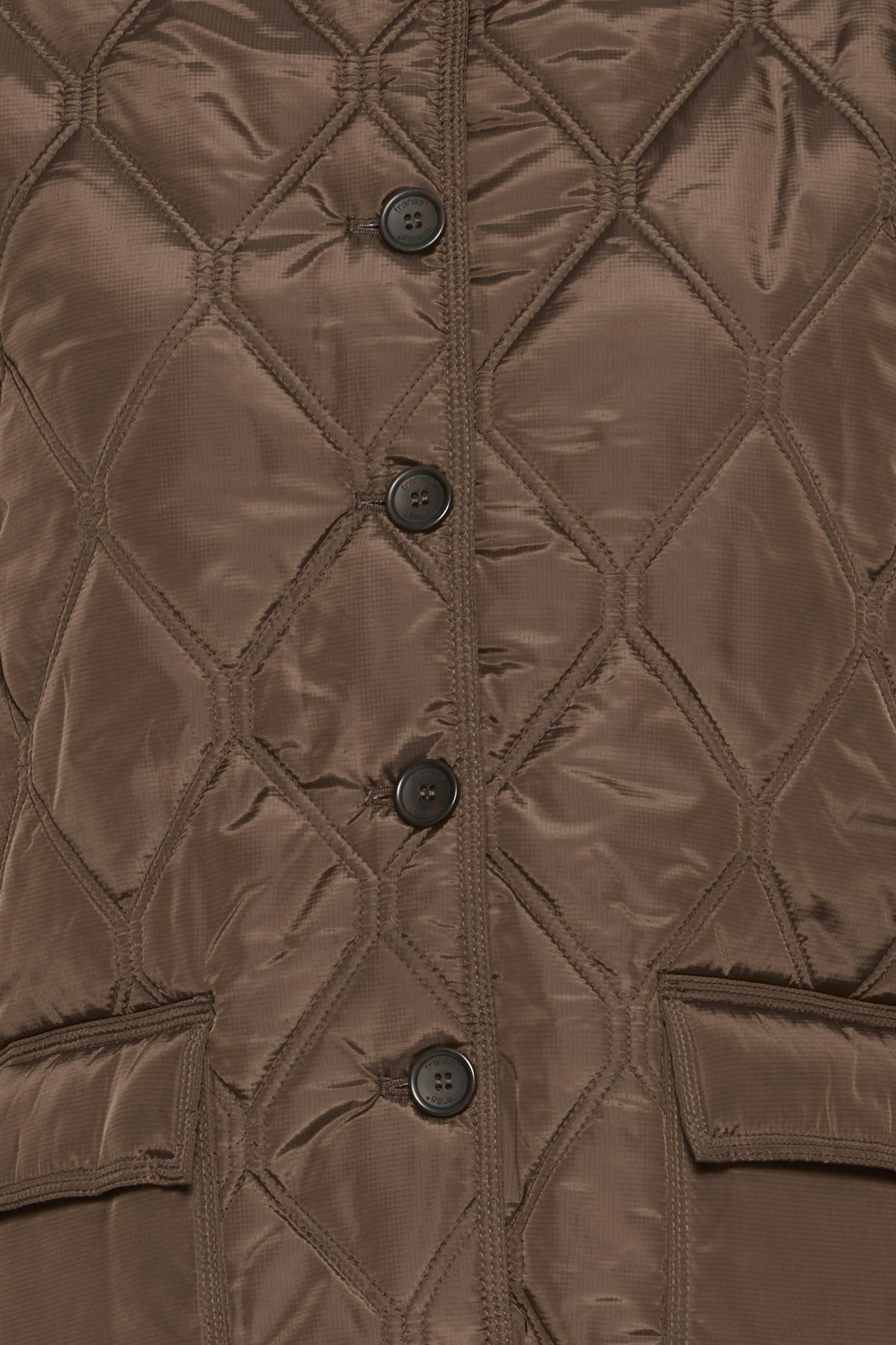 Fransa- Agate Quilted Jacket in Rain Drum
