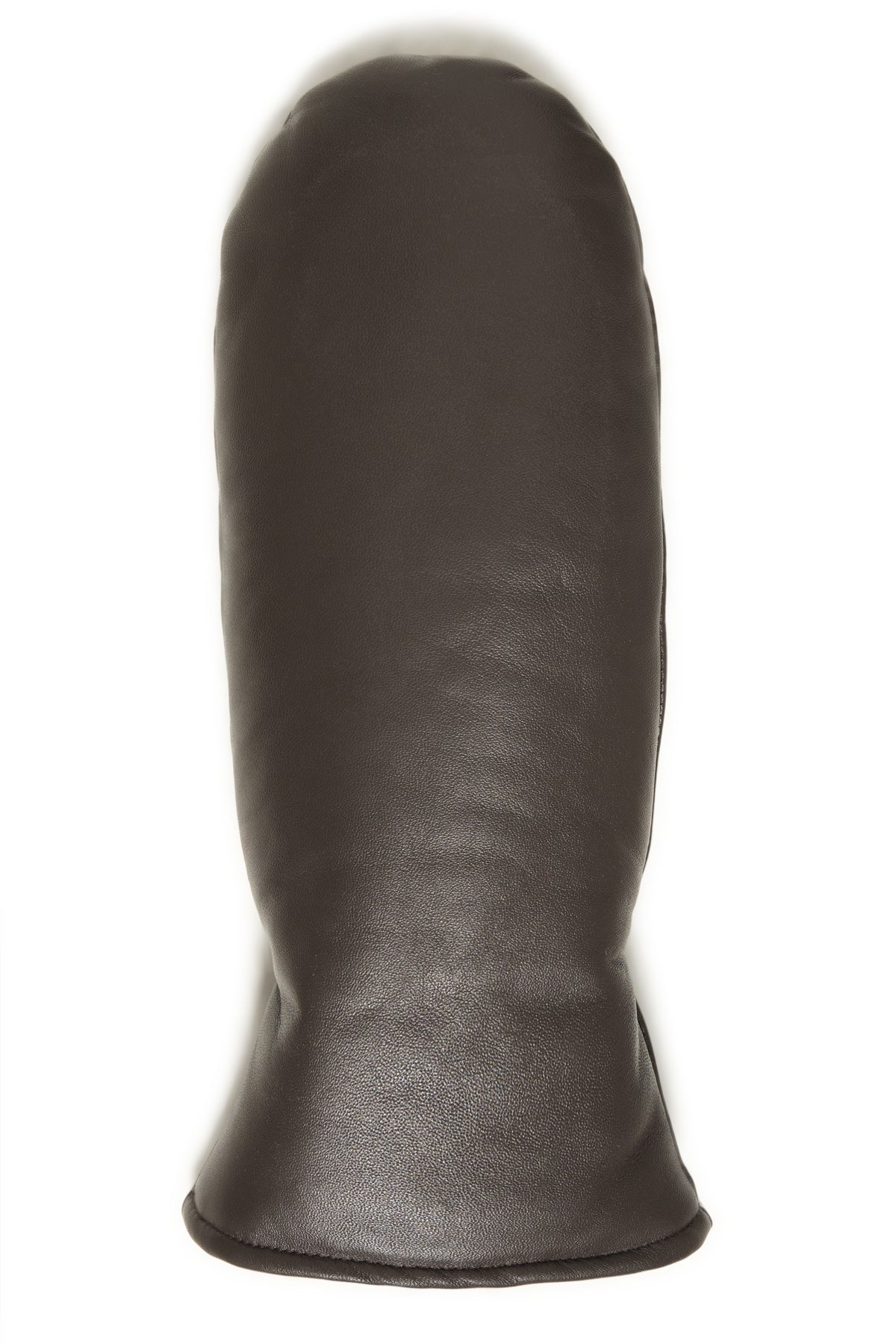 Fransa- Ajlin Leather Mittens in Rain Drum