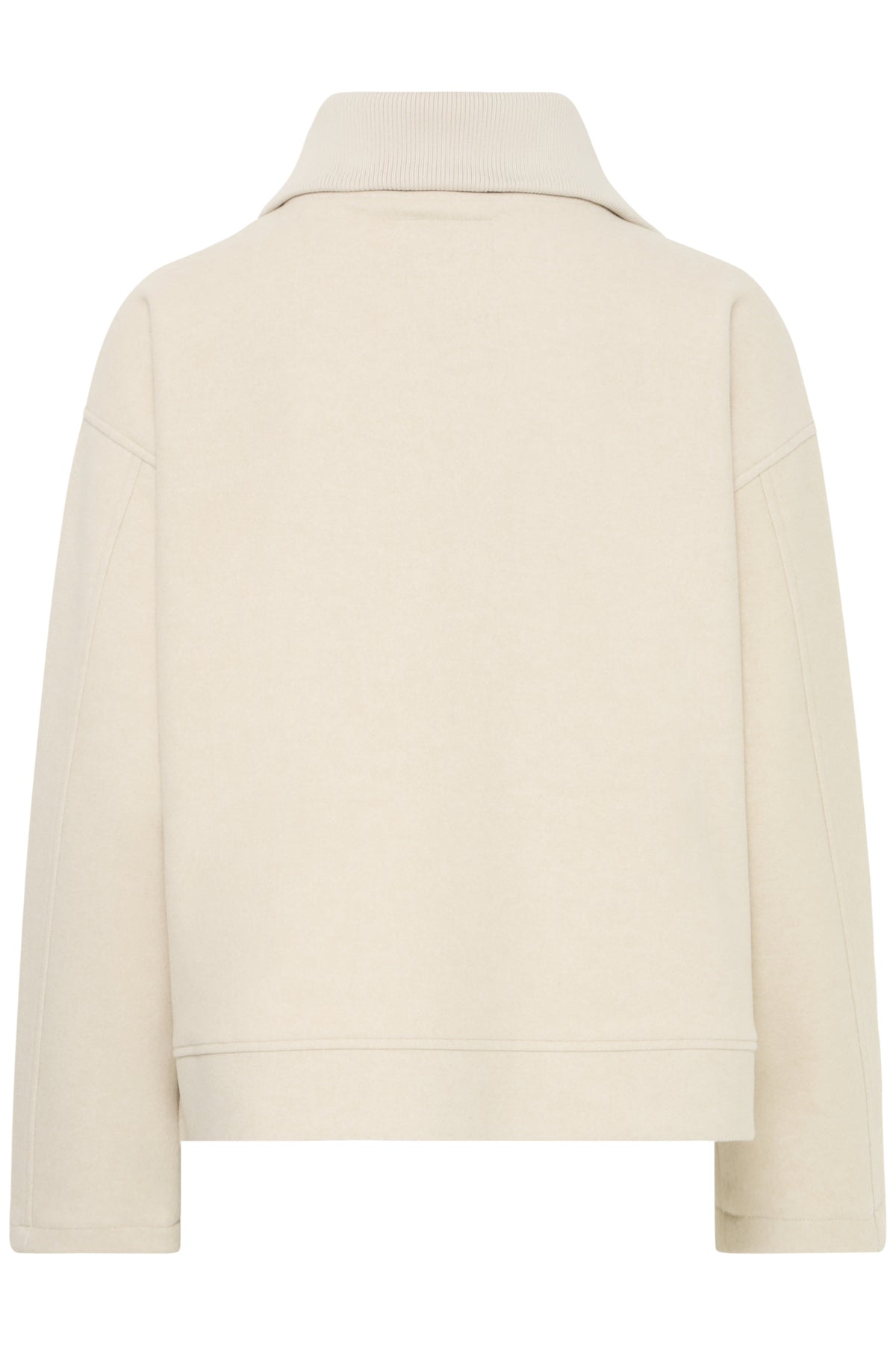 Fransa- Joa Pullover Jacket in Oatmeal Melange