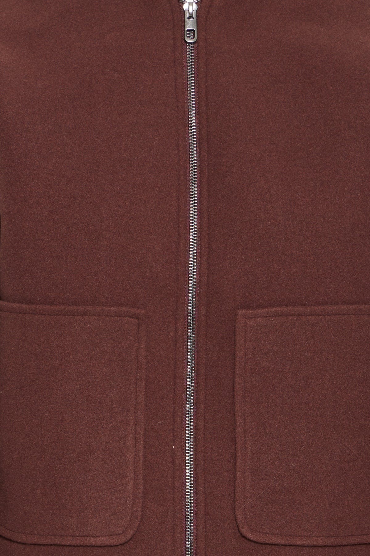 Fransa- Joa Zipper Jacket in Rum Raisin