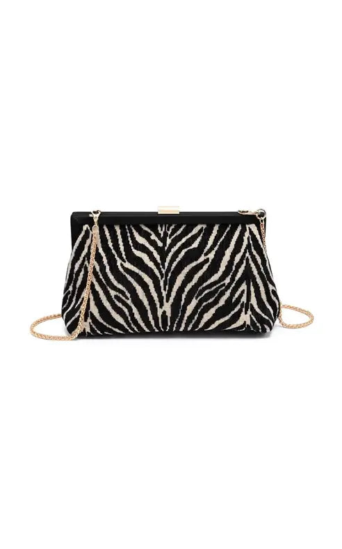 Urban Expressions- Samira Zebra Evening Bag