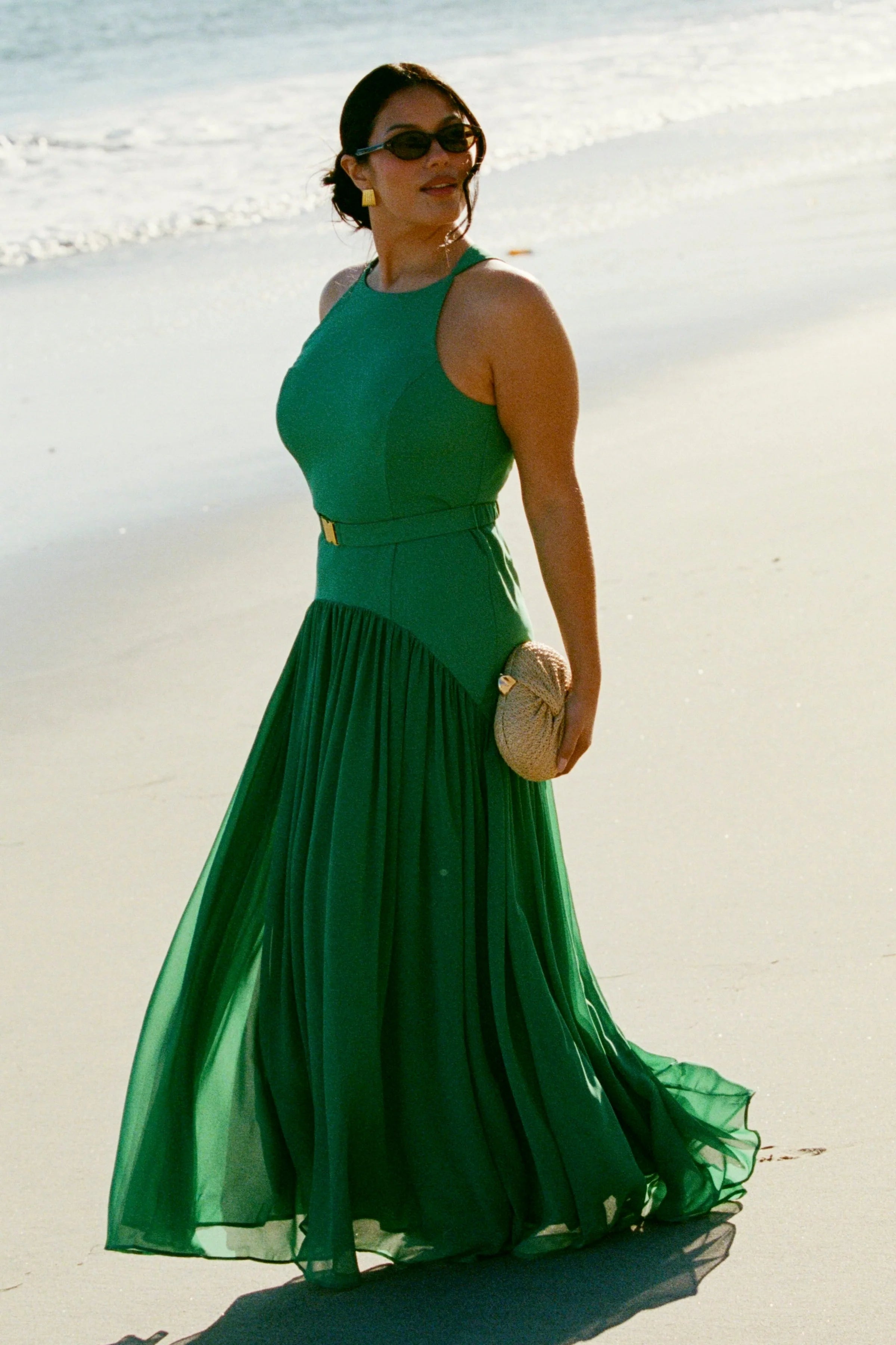 Hutch - Abbey Maxi Dress in Green