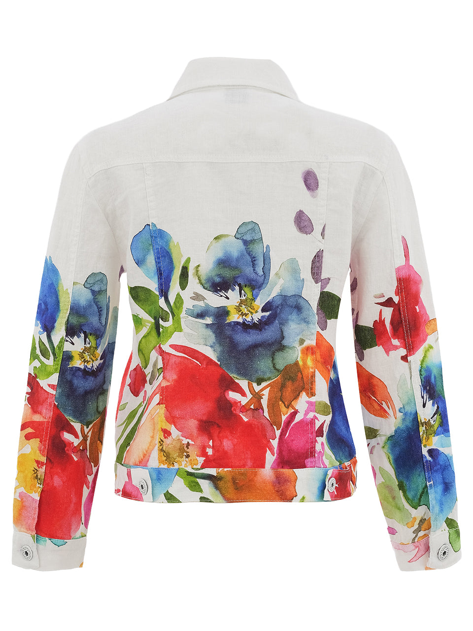 Dolcezza- Floral Linen Jacket