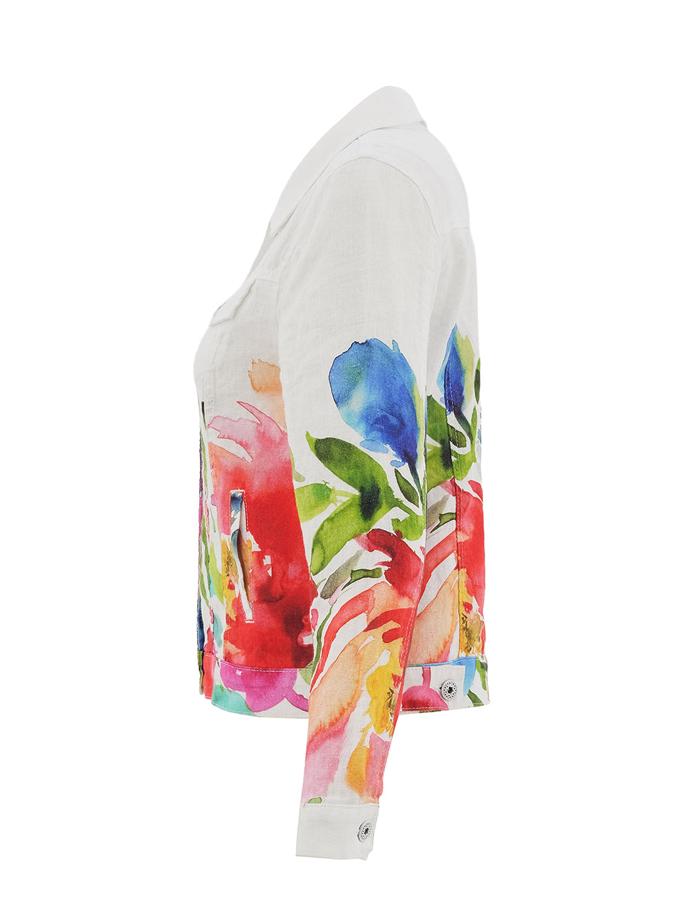 Dolcezza- Floral Linen Jacket