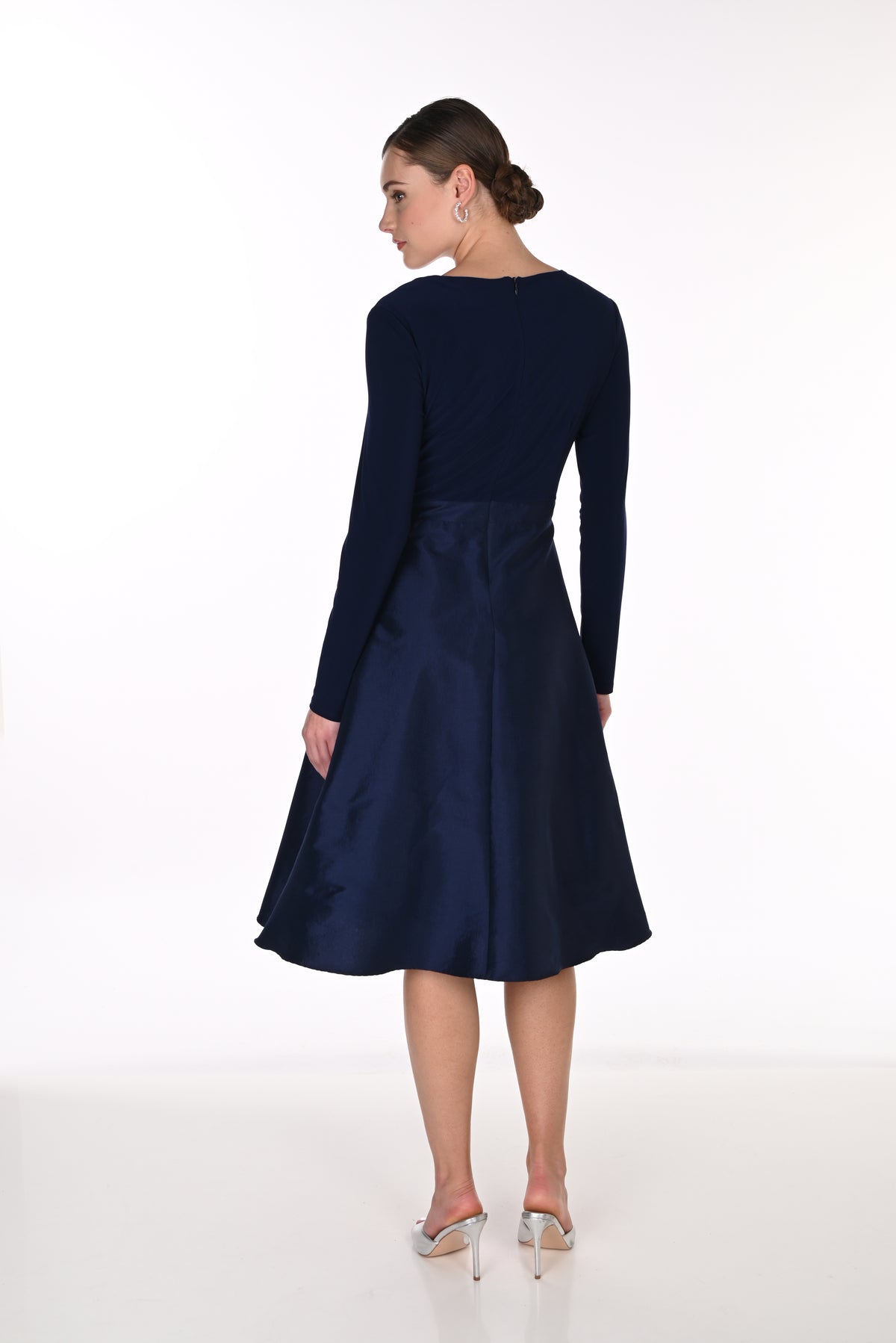 Frank Lyman- Fit and Flare Dress in Indigo