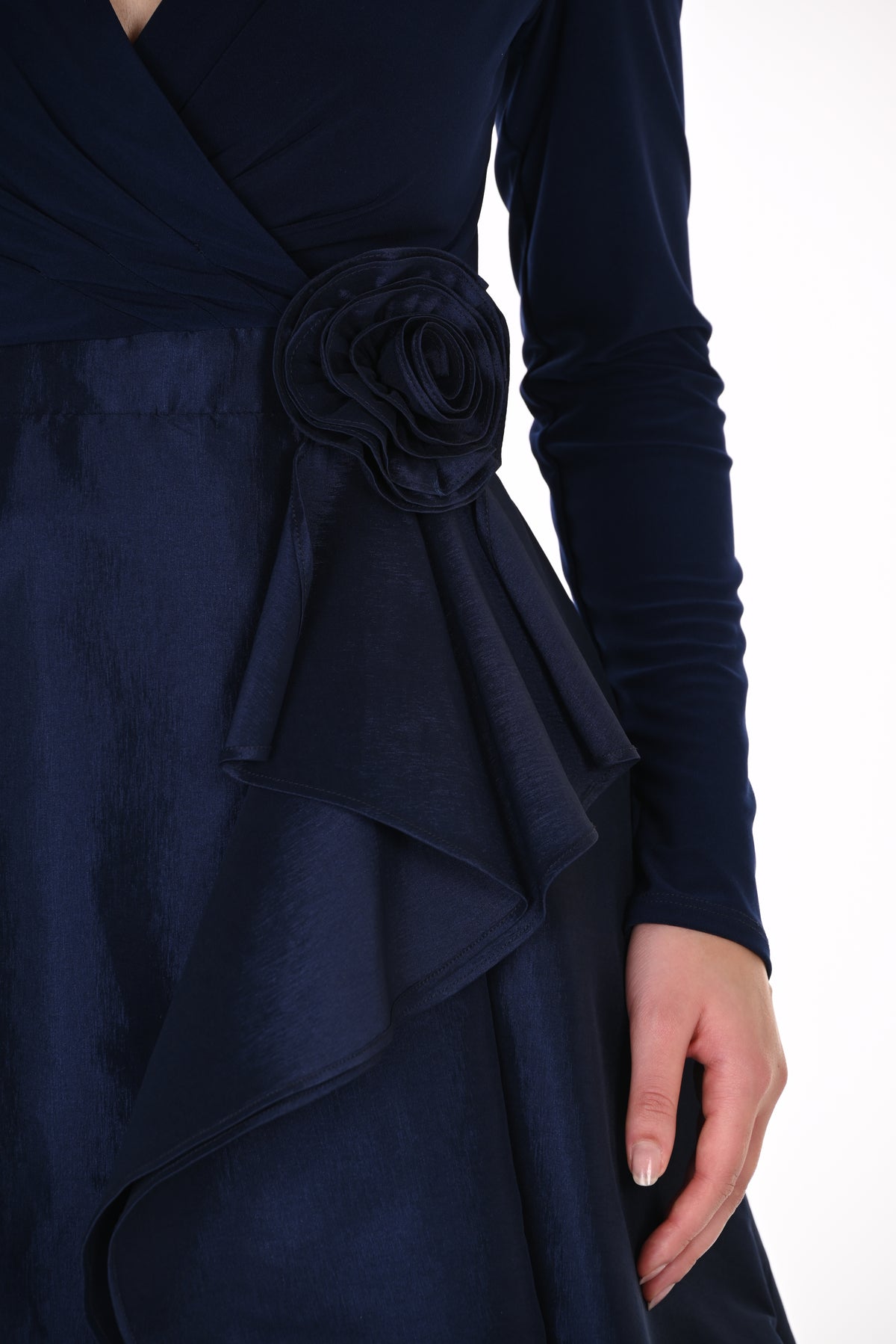 Frank Lyman- Fit and Flare Dress in Indigo