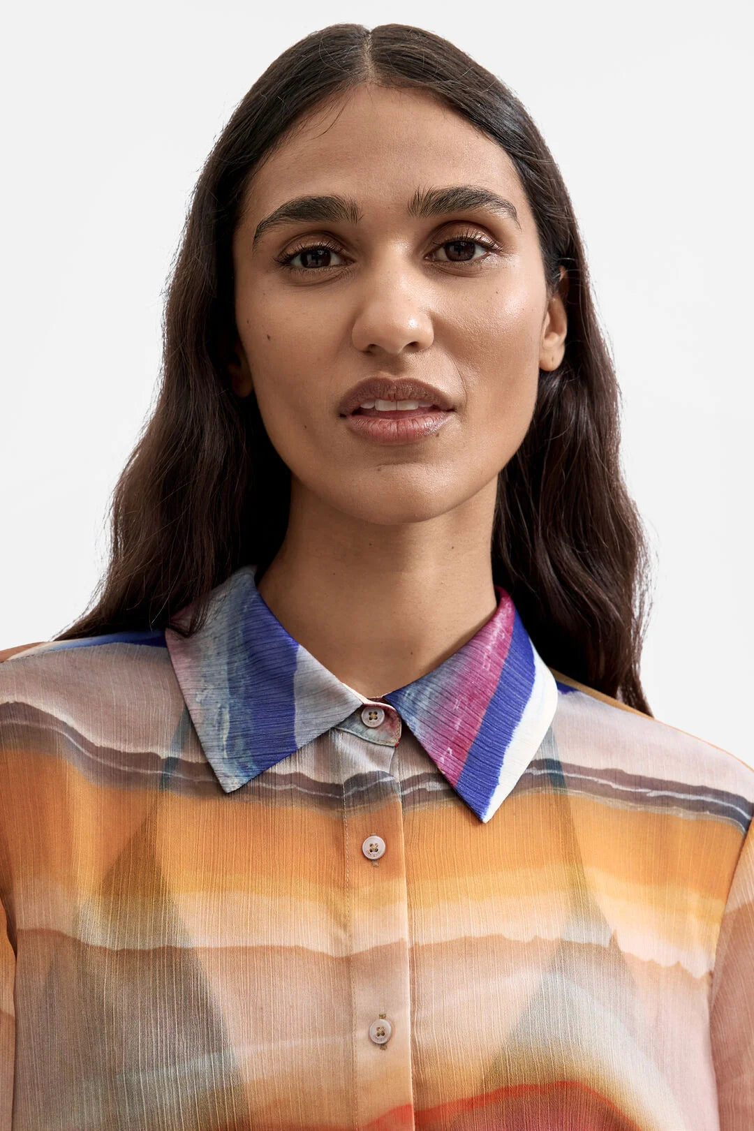 Desigual- Printed Long Sleeve Blouse