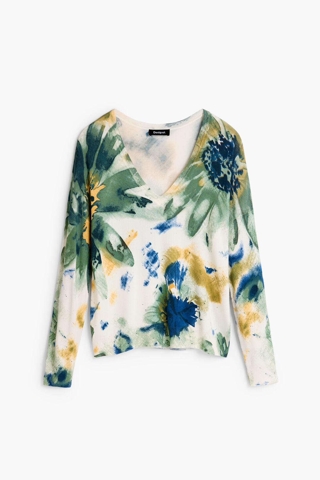 Desigual- Thin Printed Seater in Cold Botanic