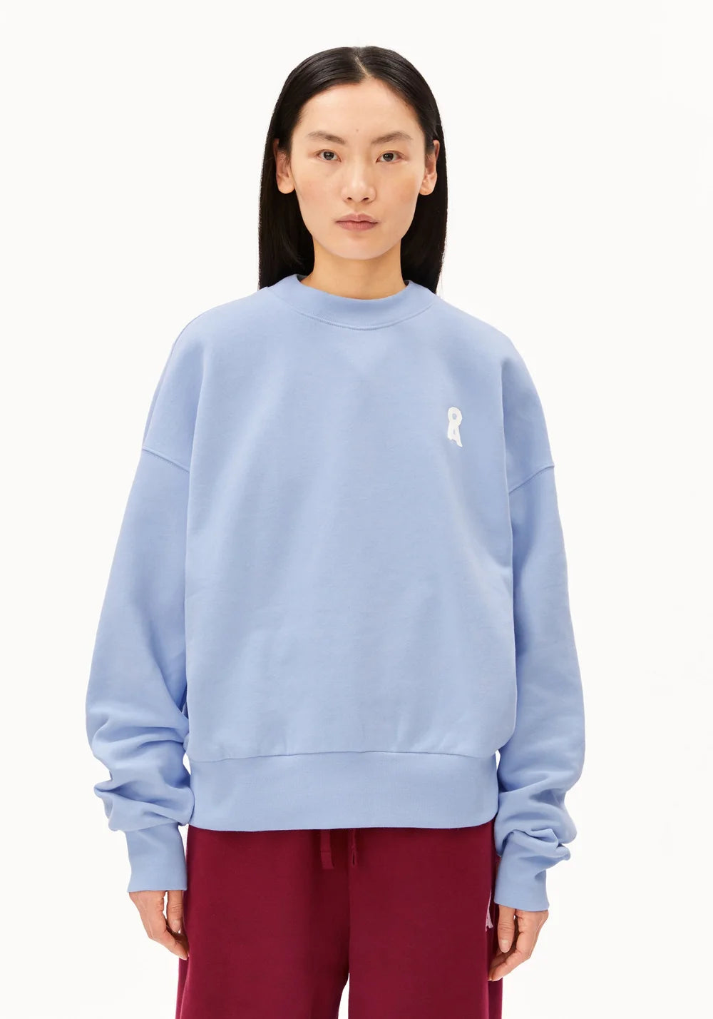 Armed Angels- Iconic Å Alizaa Sweatshirt in Soft Blue