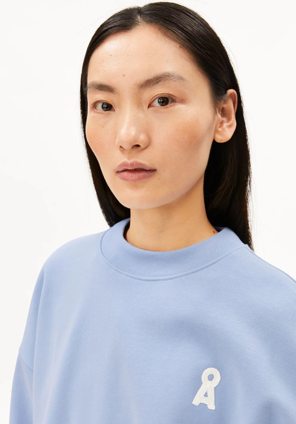 Armed Angels- Iconic Å Alizaa Sweatshirt in Soft Blue