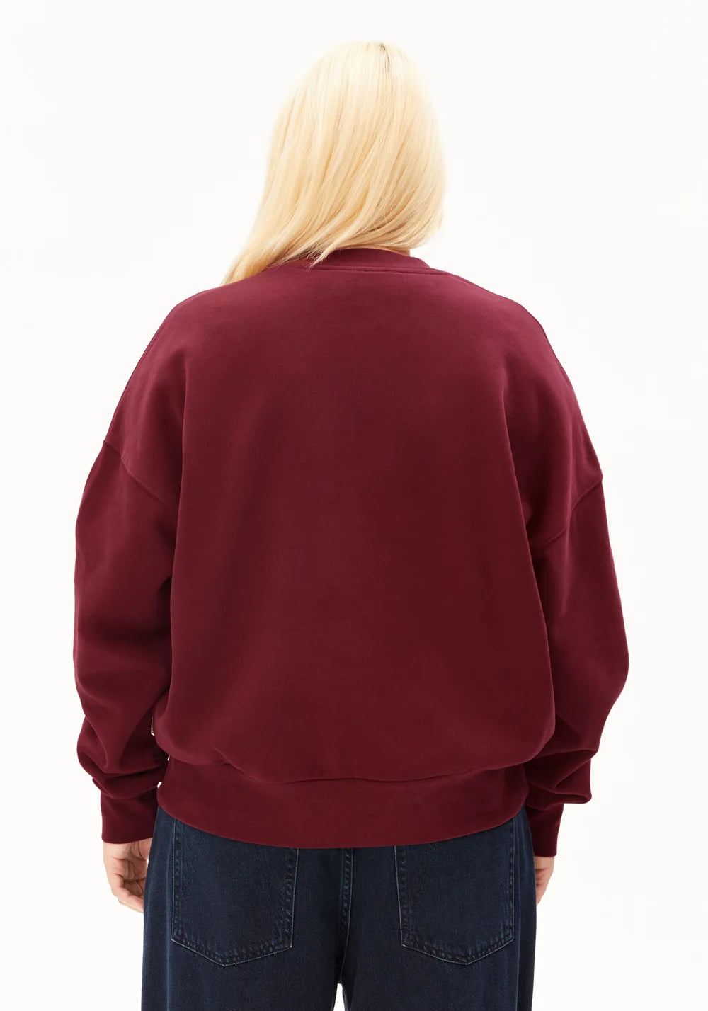 Armed Angels- Iconic Å Alizaa Sweatshirt in Velvet Red