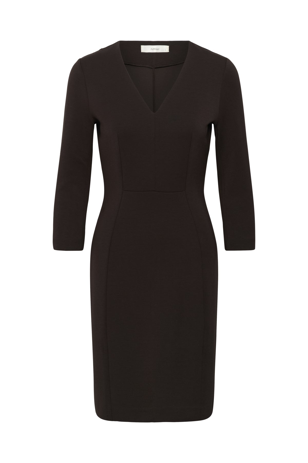 InWear- Pannie Fitted Dress in Chocolate Brown